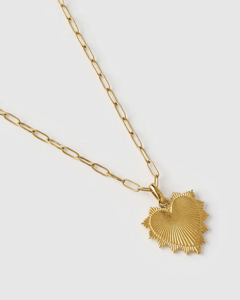 Queen of Hearts Gold Necklace by Arms of Eve