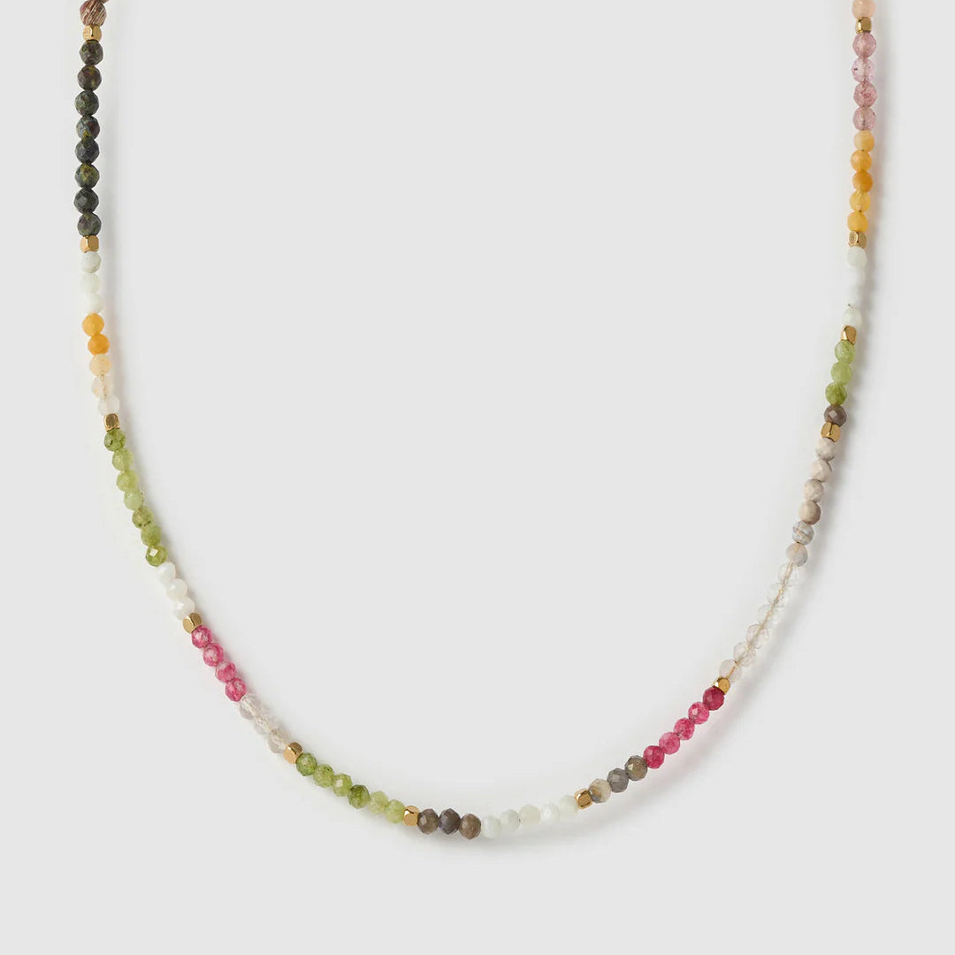 Saffron Gemstone Necklace by Arms of Eve