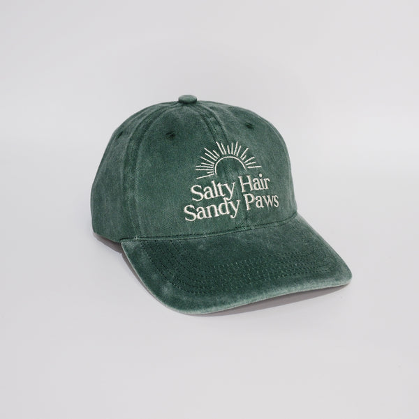 Salty Hair Sandy Paws Baseball Cap by Thrivvy