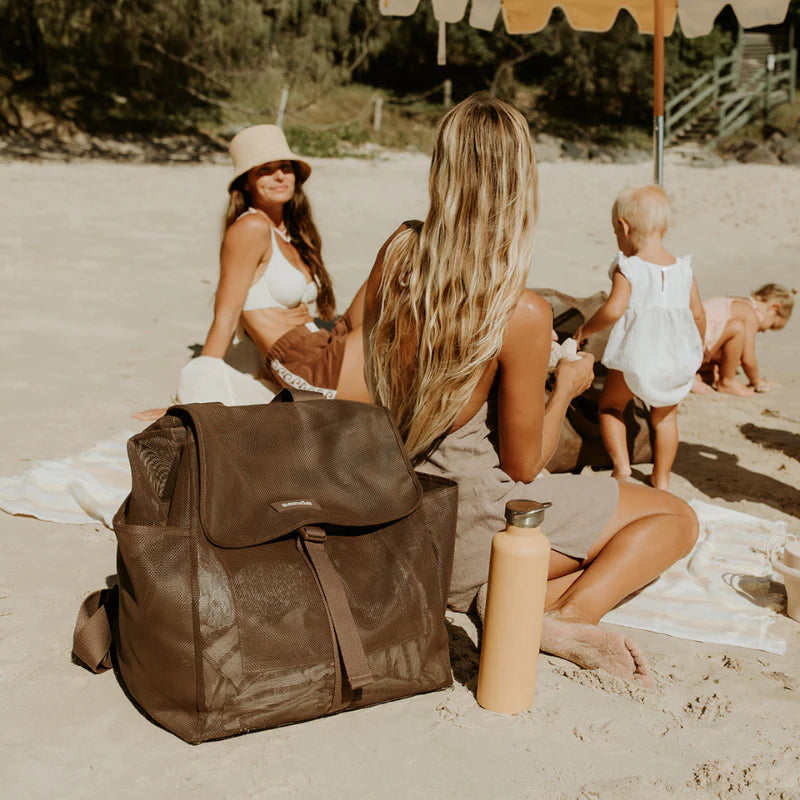 Beach Hauler Mesh Backpack - Espresso
