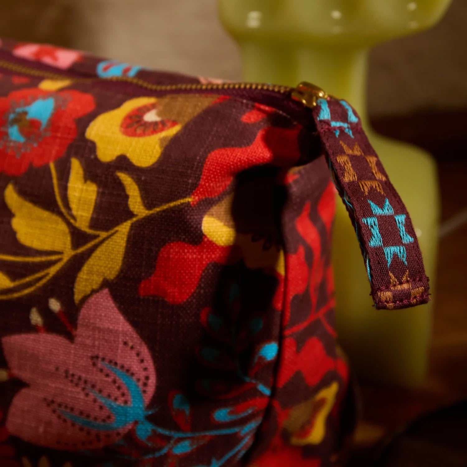 Sloane Cosmetic Bag Sage & Clare