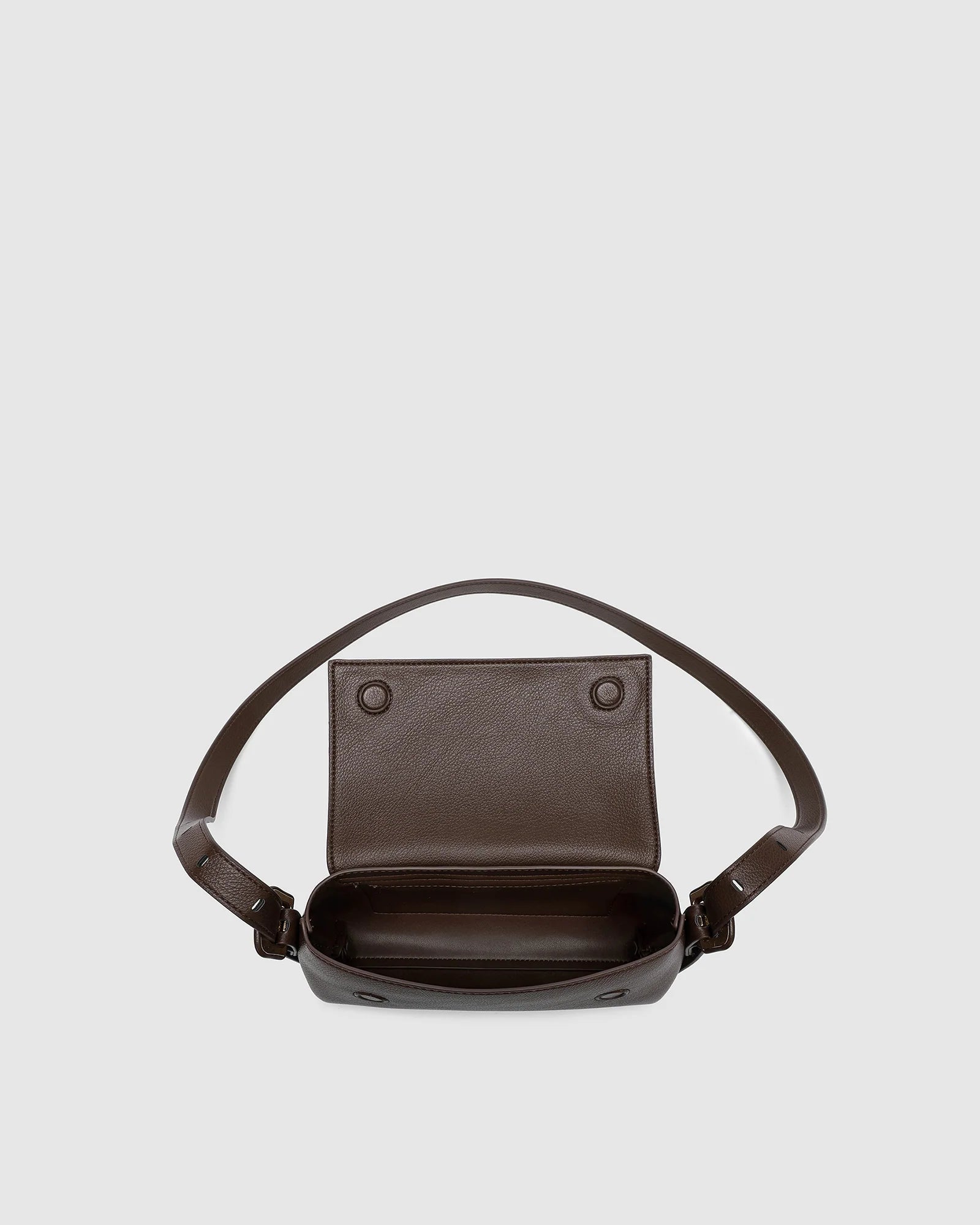 Sophia Crossbody Bag (Chocolate) by Louenhide