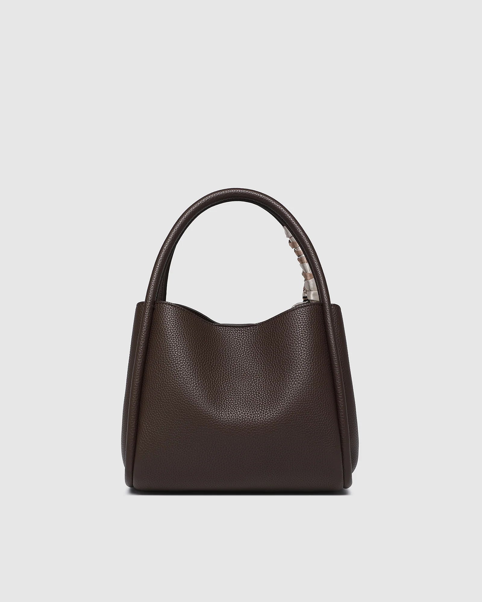 Steffie Mini Tote (Chocolate) by Louenhide