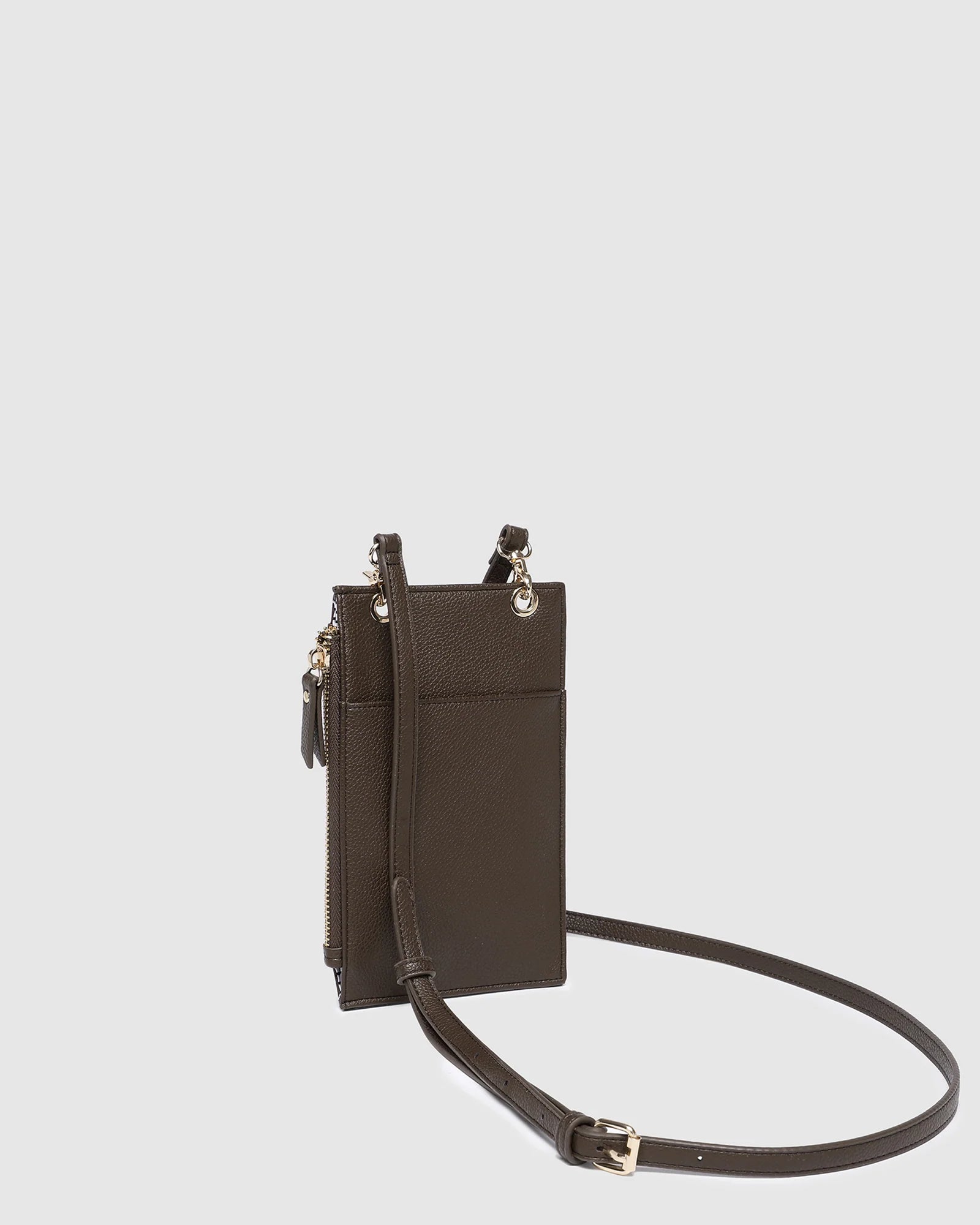Suki Phone Bag (Chocolate) by Louenhide