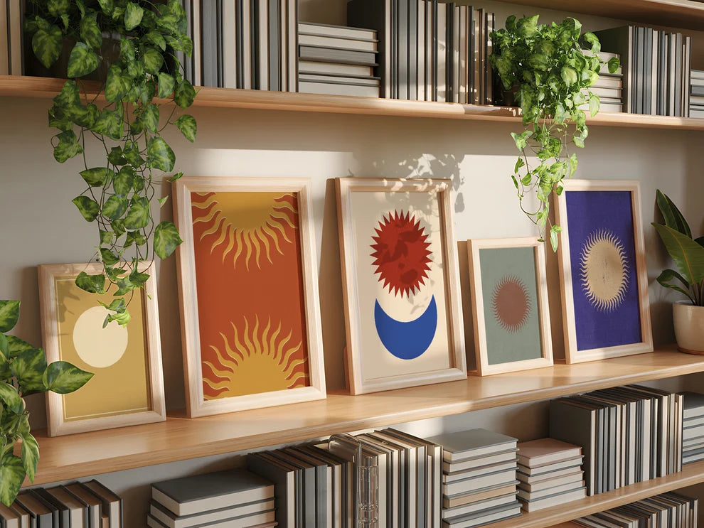 Sun Meets Moon - Print by Harley & J