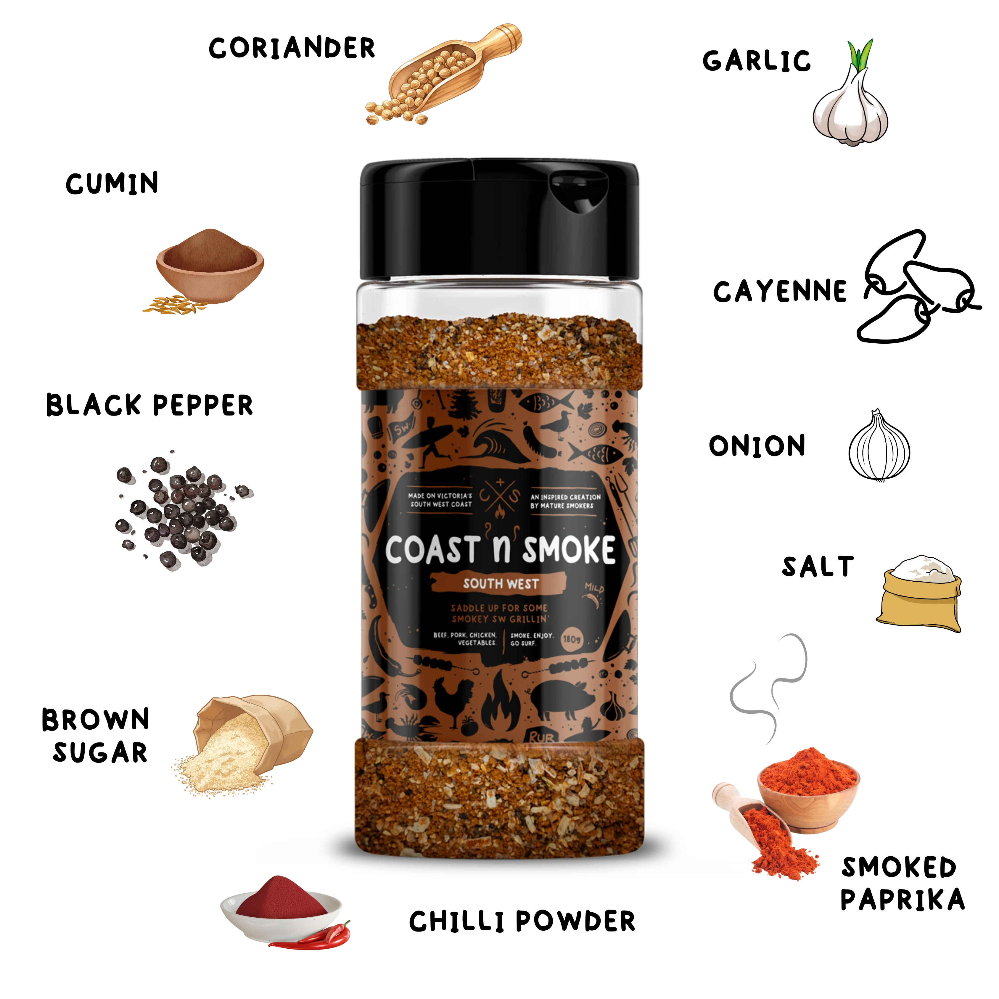 Coast n Smoke Spice Rubs
