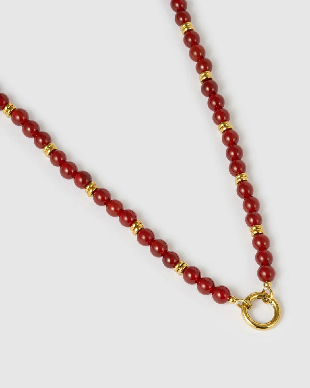 Tallulah Necklace (Red Agate) Arms of Eve