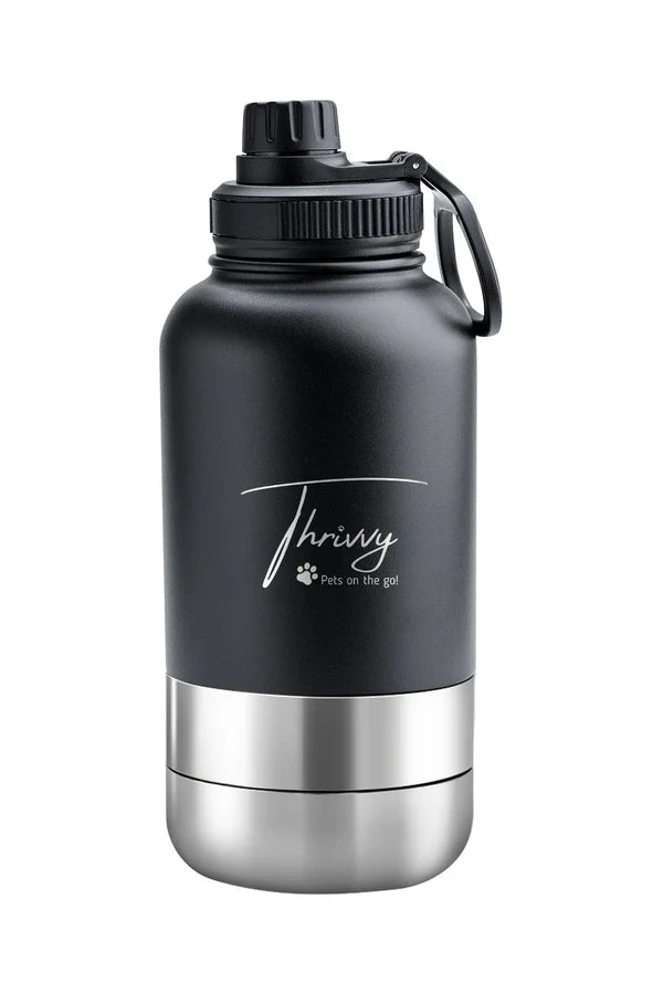 Thrivvy 3 in 1 Pet Companion Travel Water Bottle