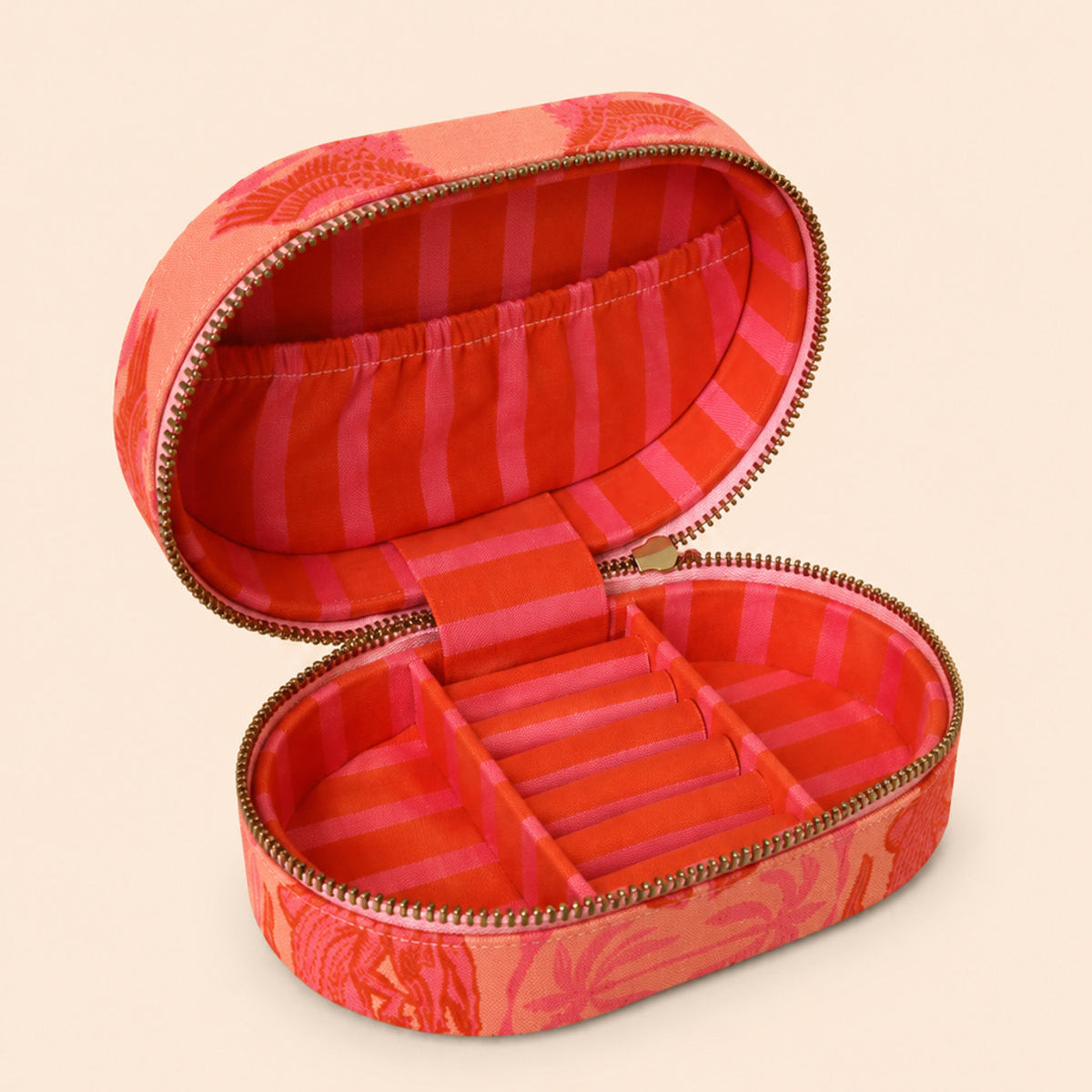 Loco Living Large Fabric Jewellery Box - Unntamed
