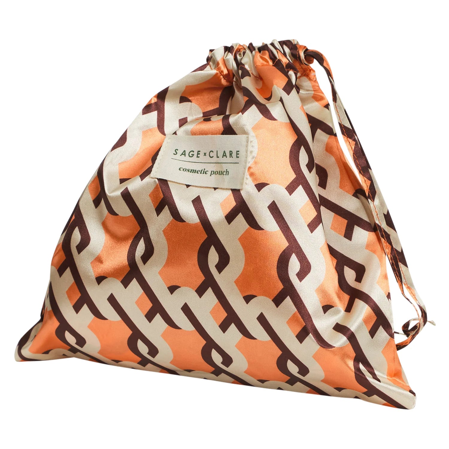 Delphine Cosmetic Pouch (Vivid Coral) by Sage & Clare