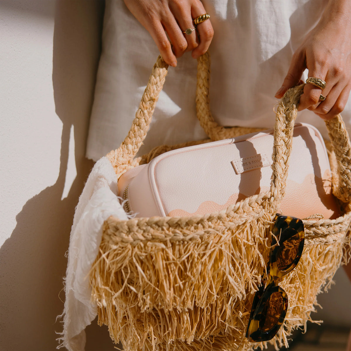 Ripple Wash Bag by Fox & Fallow