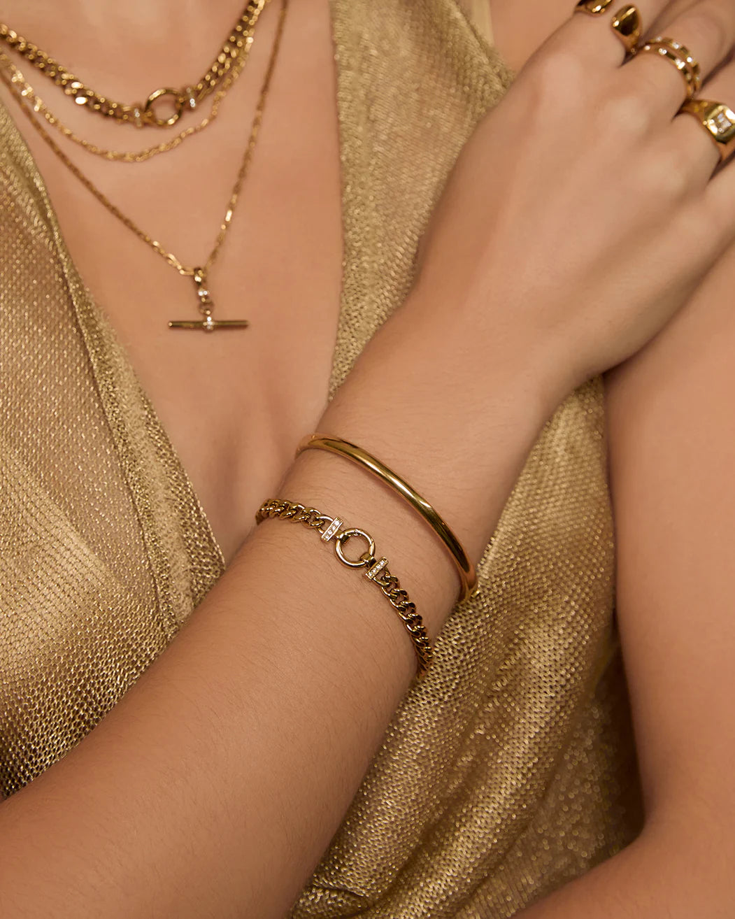 Wylder Gold Bracelet by Arms of Eve