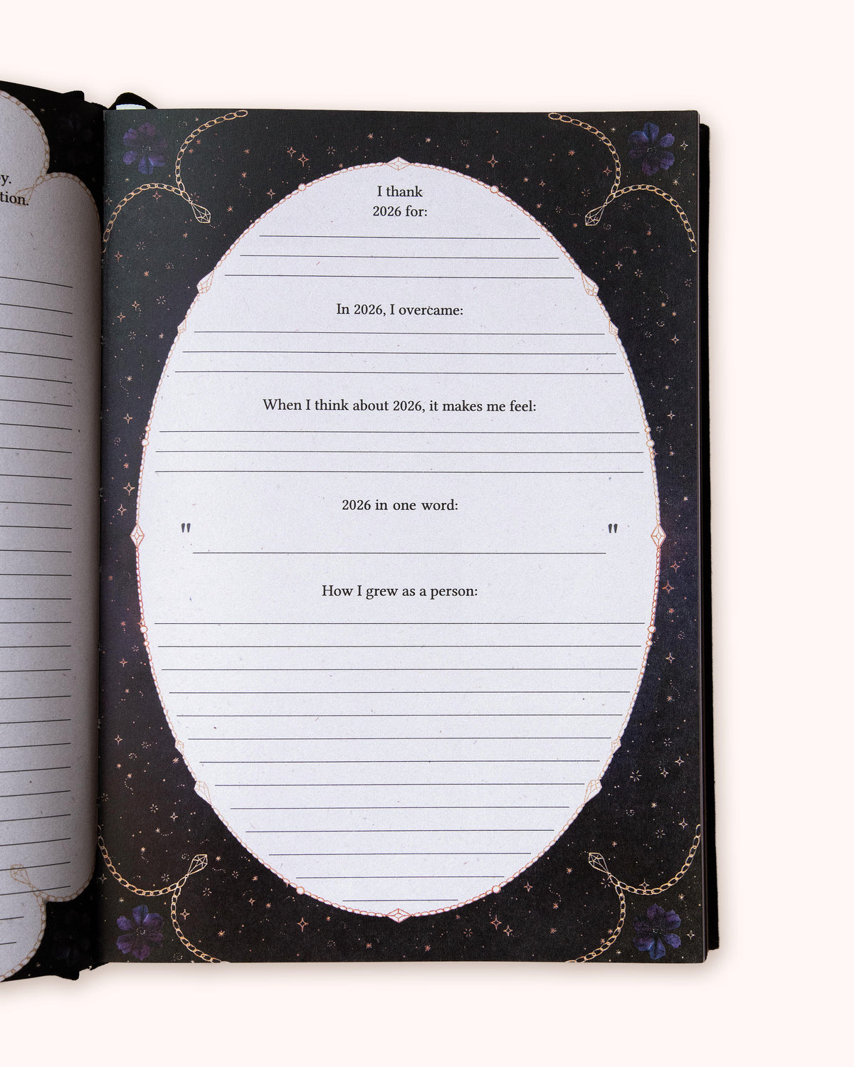 2027 Year of Growth Diary by Dreamy Moons - Midnight
