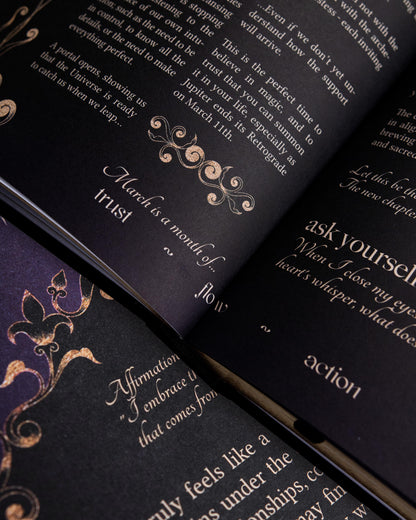 2026 Year of Growth Diary by Dreamy Moons - Rich Burgundy