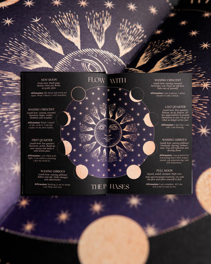 2026 Year of Growth Diary by Dreamy Moons - Rich Burgundy