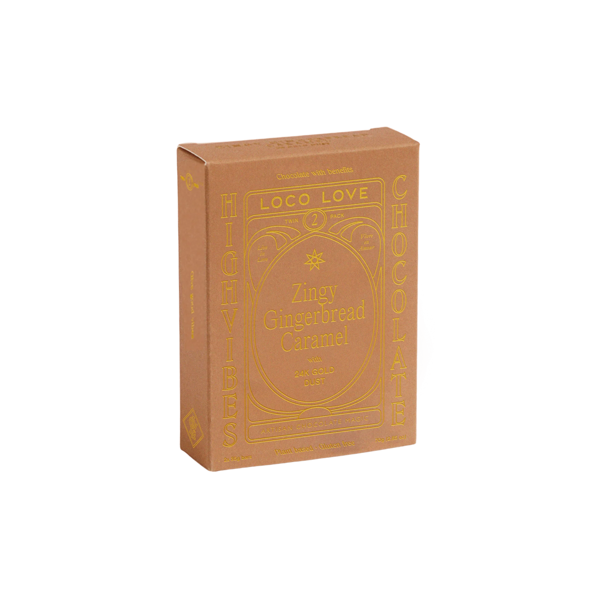 Zingy Gingerbread Caramel - Loco Love Limited Edition Artisan Chocolate