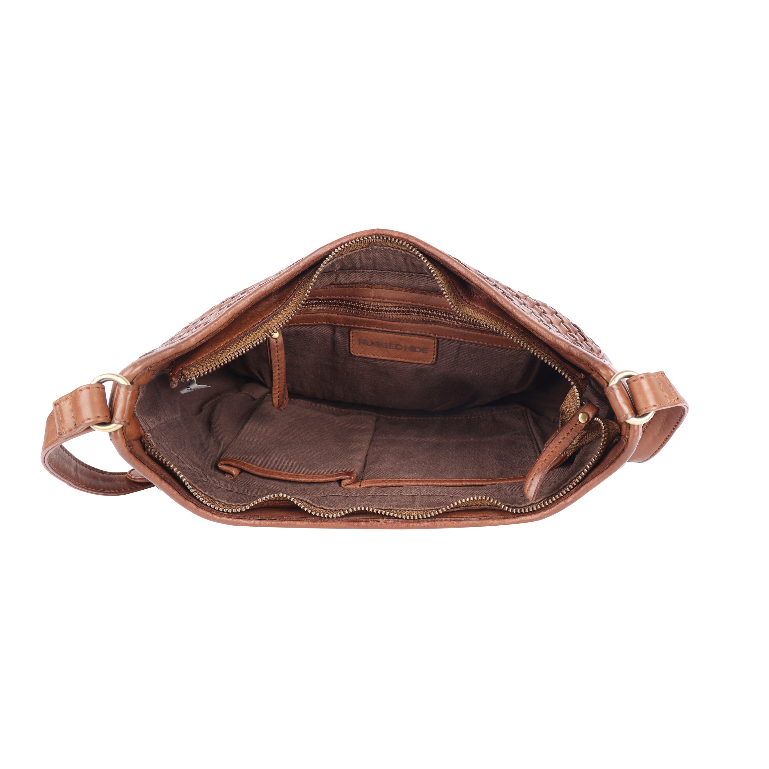 Ballarat Woven Leather Bag - Oak