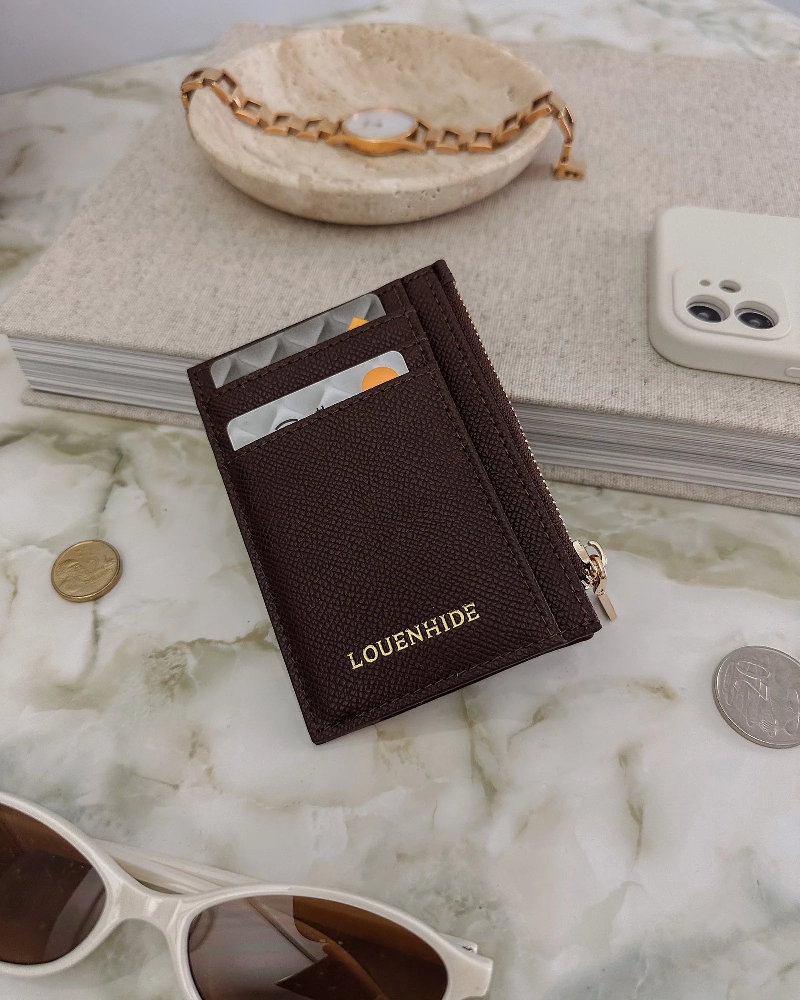 Cara Cardholder (Chocolate) by Louenhide