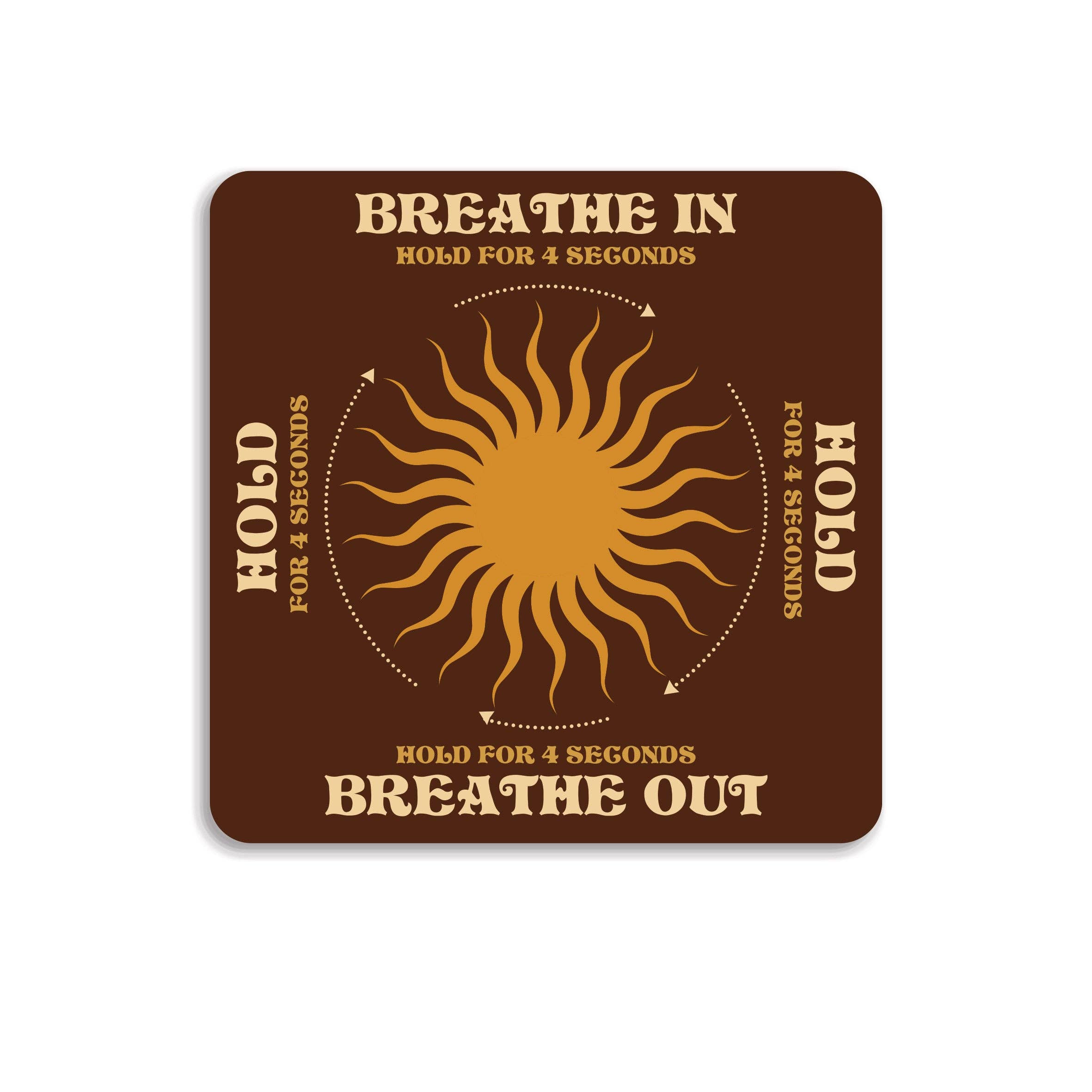 Box Breathe Sticker-waterproof vinyl matte