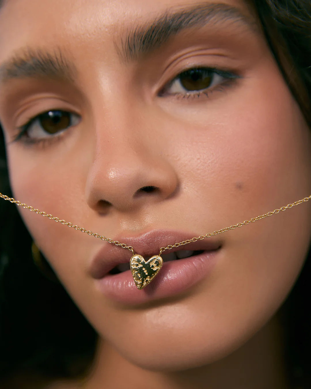 Honey Heart Gold Necklace by Arms of Eve