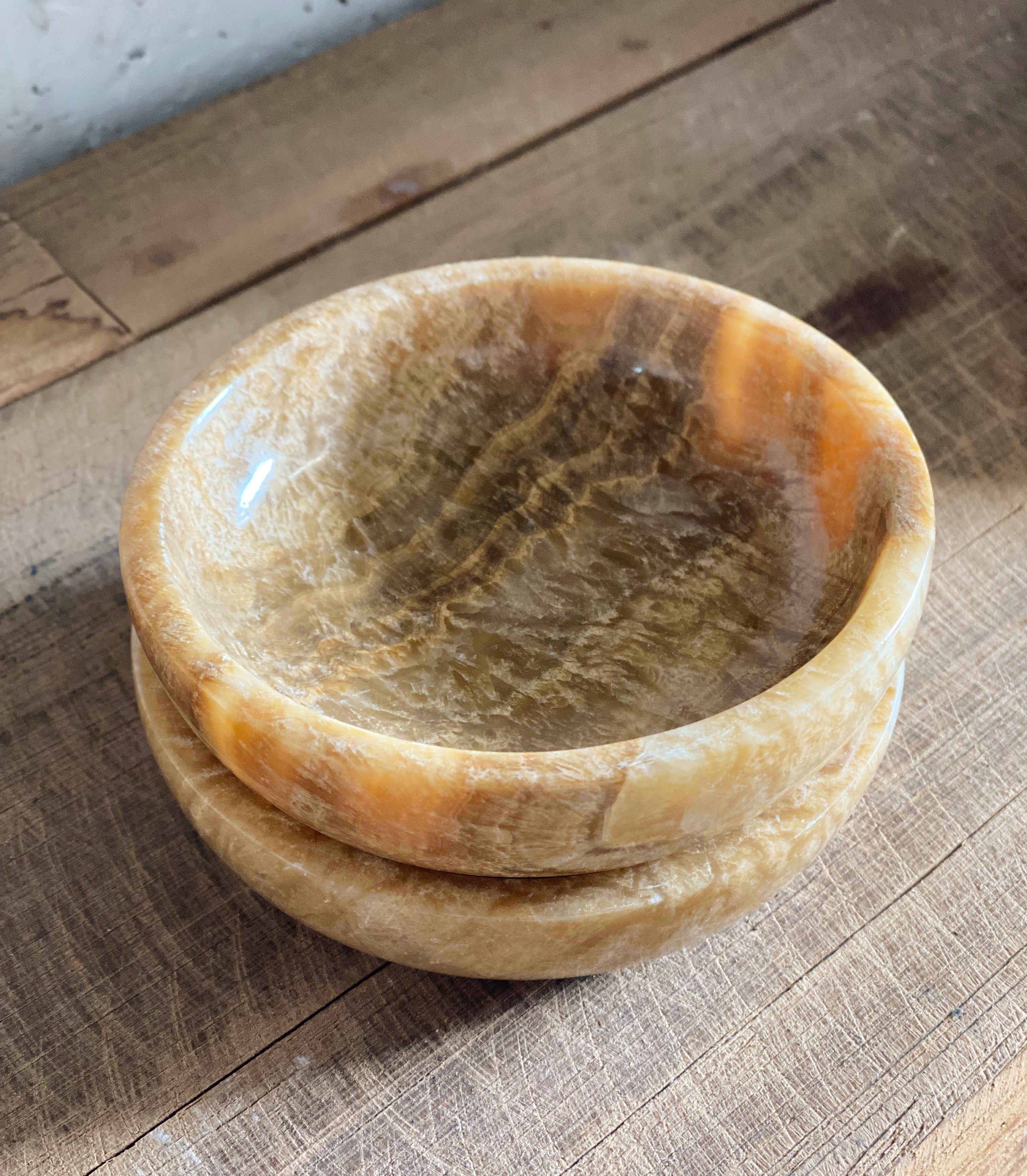 Abril Onyx Trinket Dish