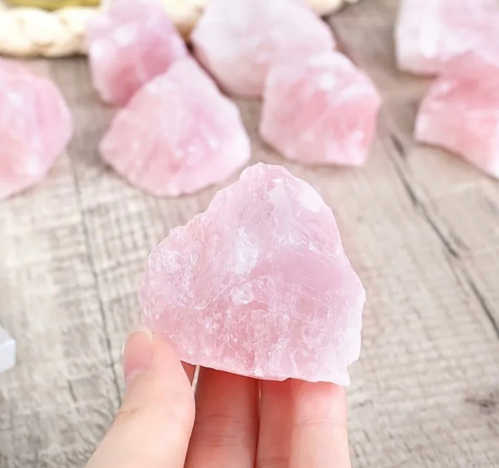Rose Quartz Crystal Chunks