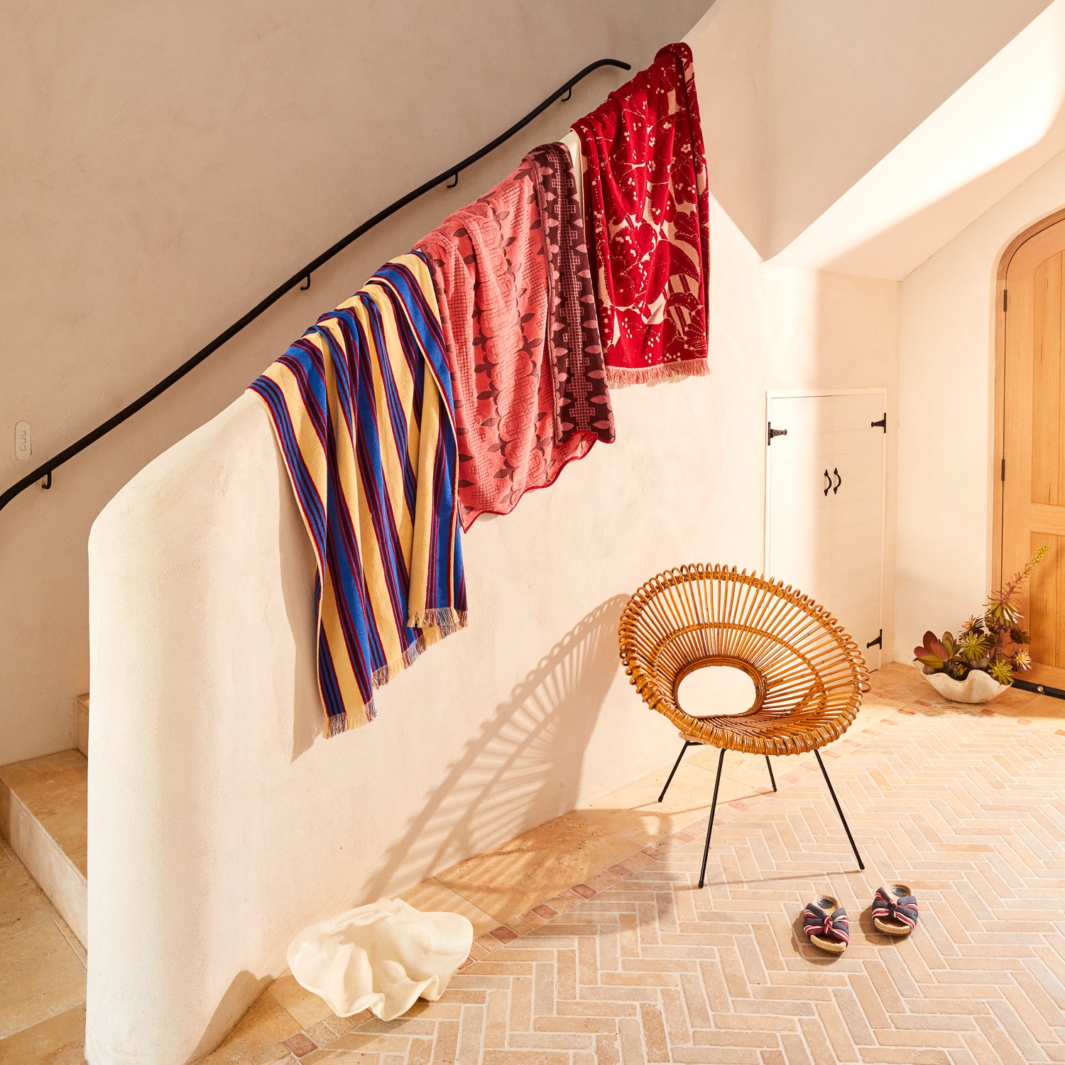 Selene Bath/Beach Towel (Azure) by Sage & Clare