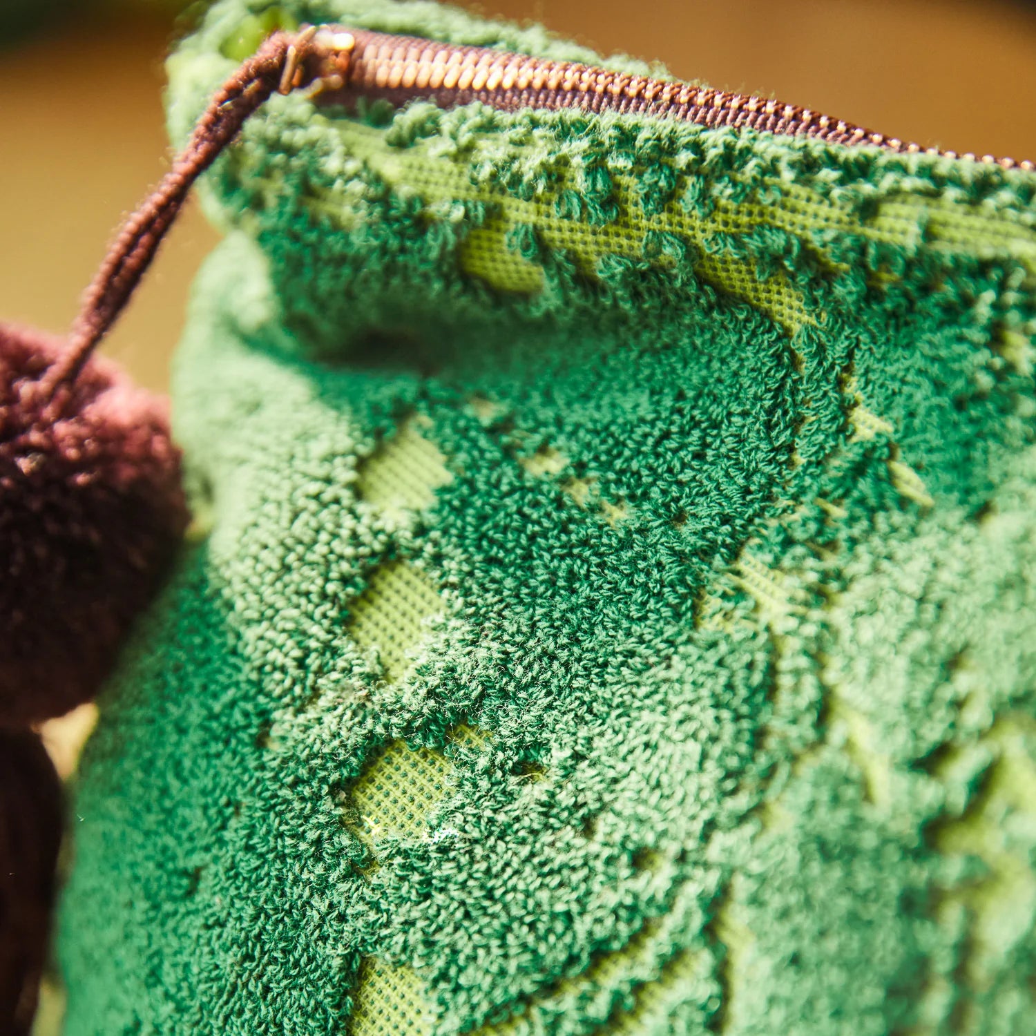 Lucia Terry Pouch (Small) - Kelp by Sage & Clare