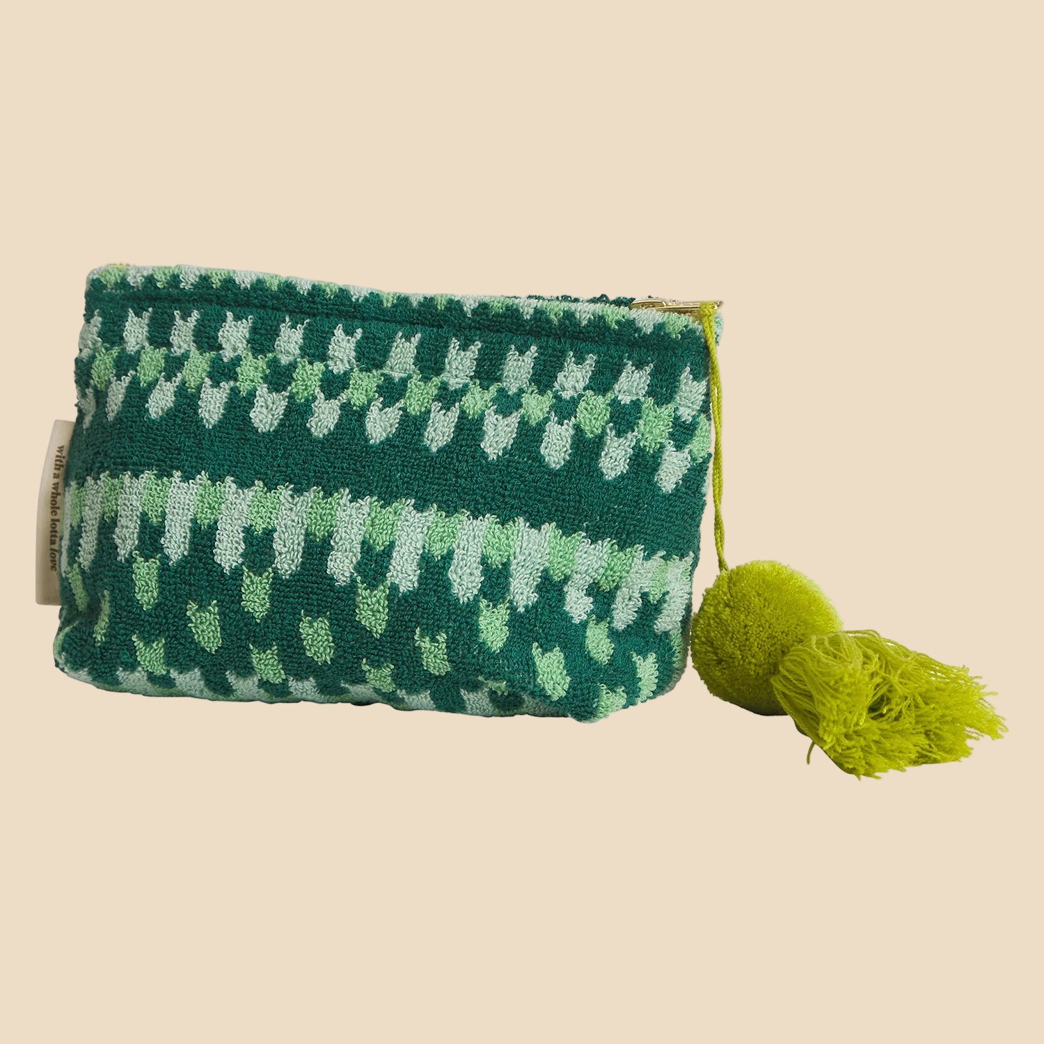 Arlette Terry Pouch - Jade by Sage & Clare