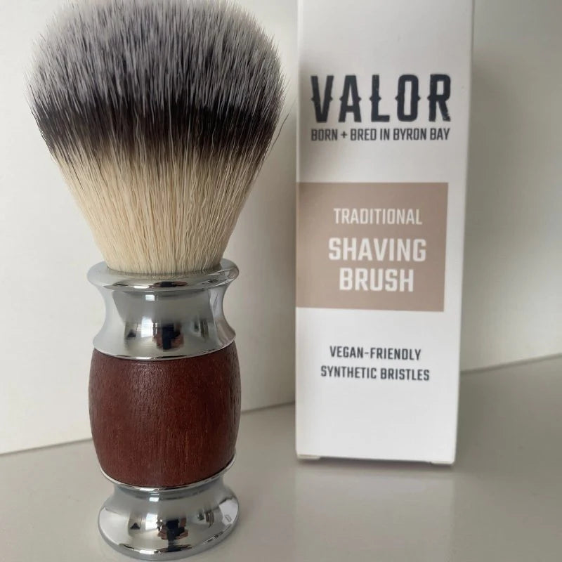 Shaving Brush (Wooden) by Valor