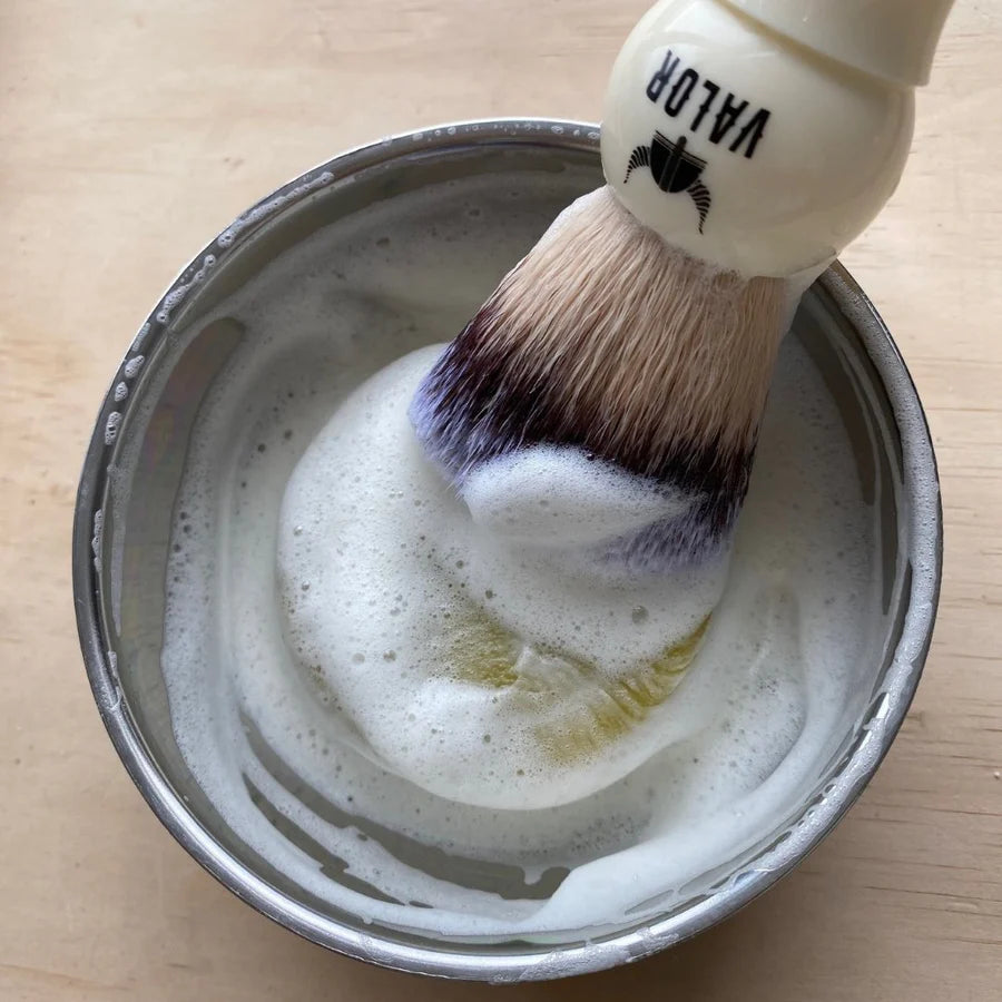 Shaving Puck & Bowl (Woodsman) by Valor