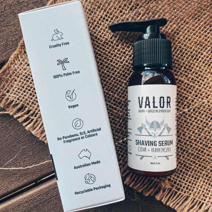 Organic Shaving Serum by Valor