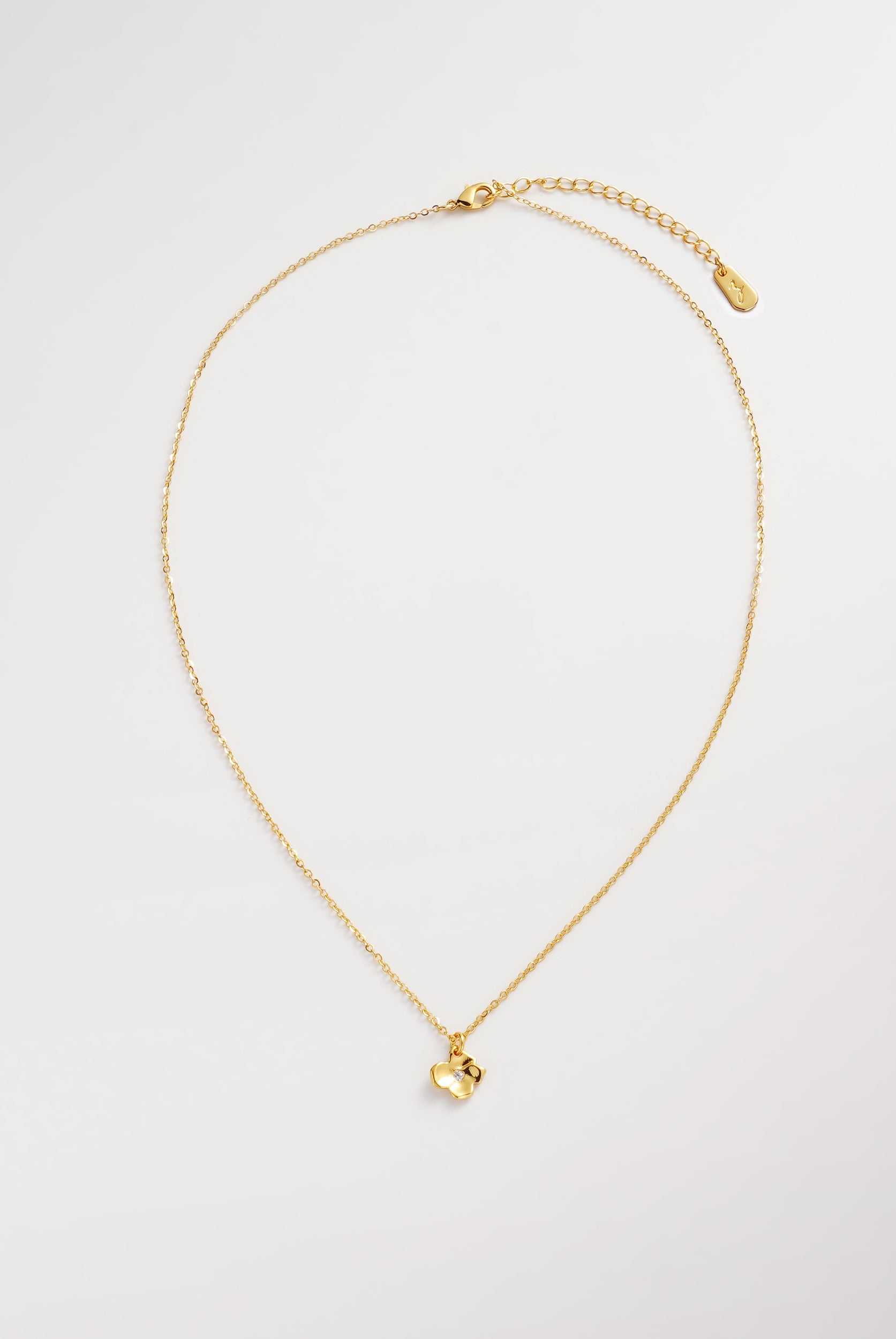 Fleur Necklace (Gold or Silver) by Zafino