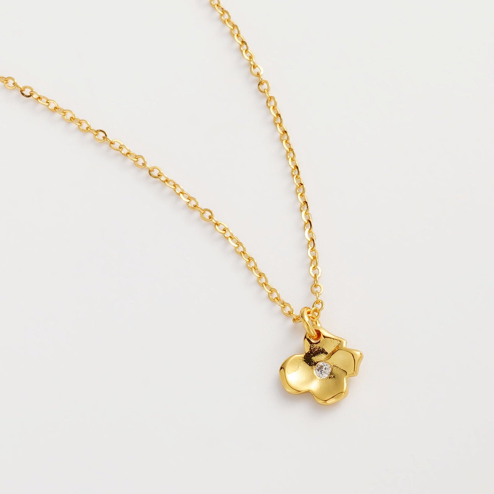 Fleur Necklace (Gold or Silver) by Zafino