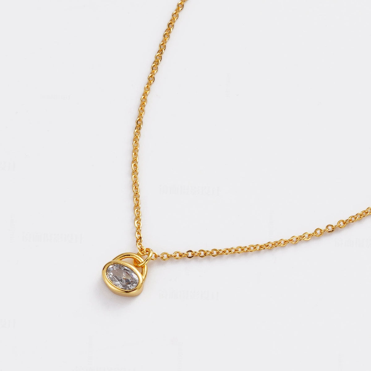 Lara Mini Necklace (Gold or Silver) by Zafino