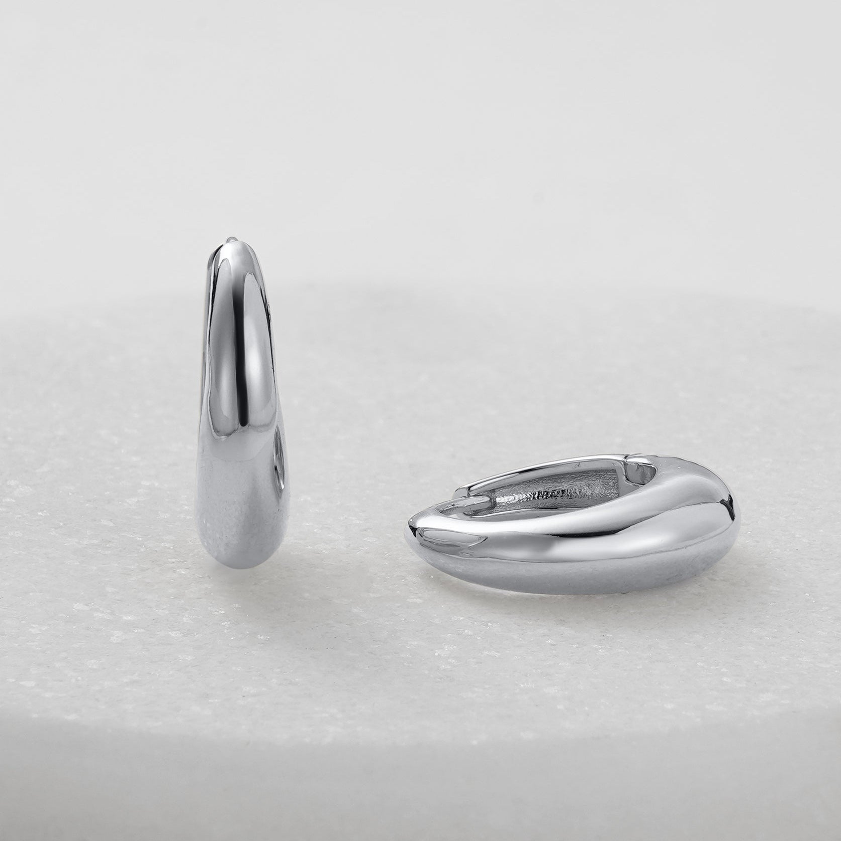 Cleo Hoop (Medium) by Zafino - Gold or Silver