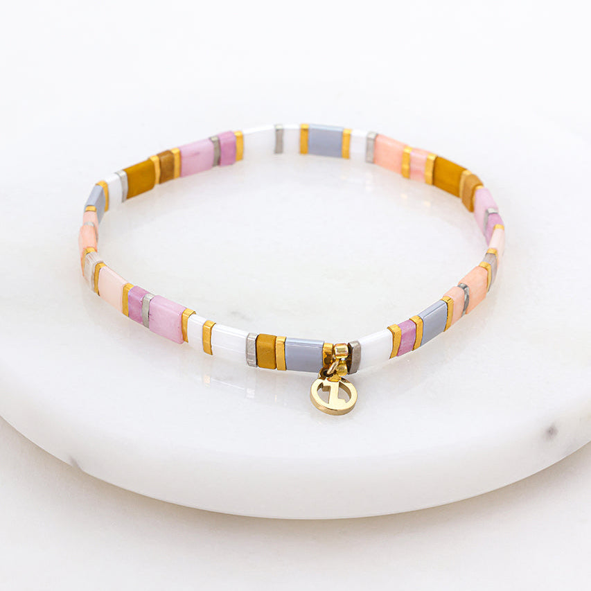 Tile Bracelet (Pastel) by Zafino