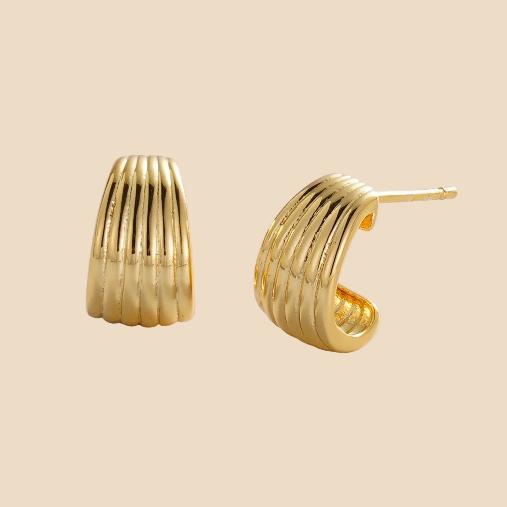 Sasha Hoop (Small) by Zafino - Gold or Silver