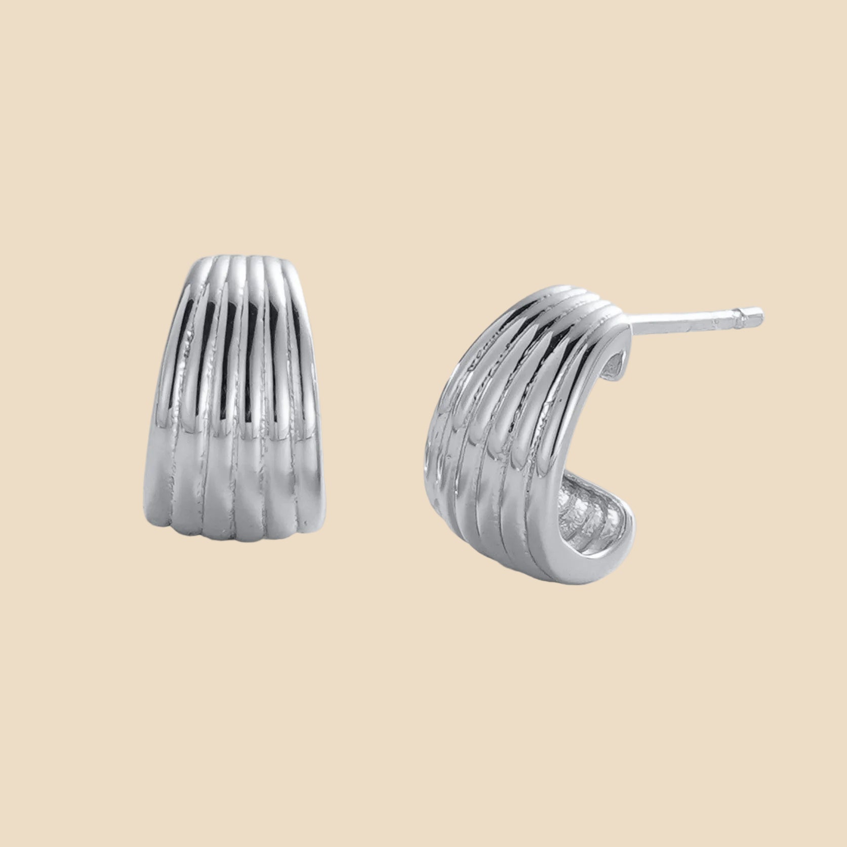 Sasha Hoop (Small) by Zafino - Gold or Silver