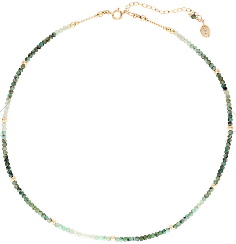 Imelda Choker Necklace - Emerald