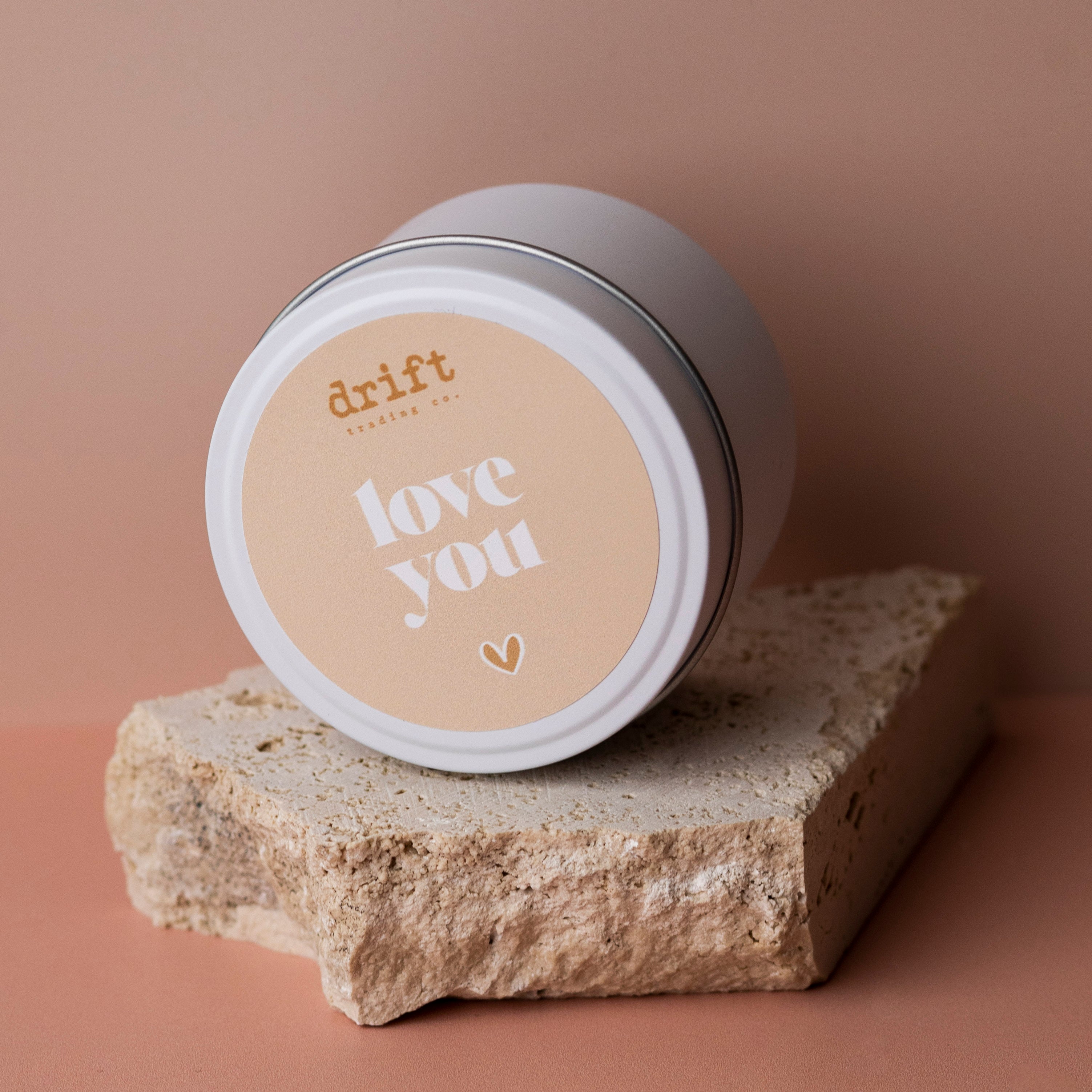 'Love You' Tin Candle (16hr burn)