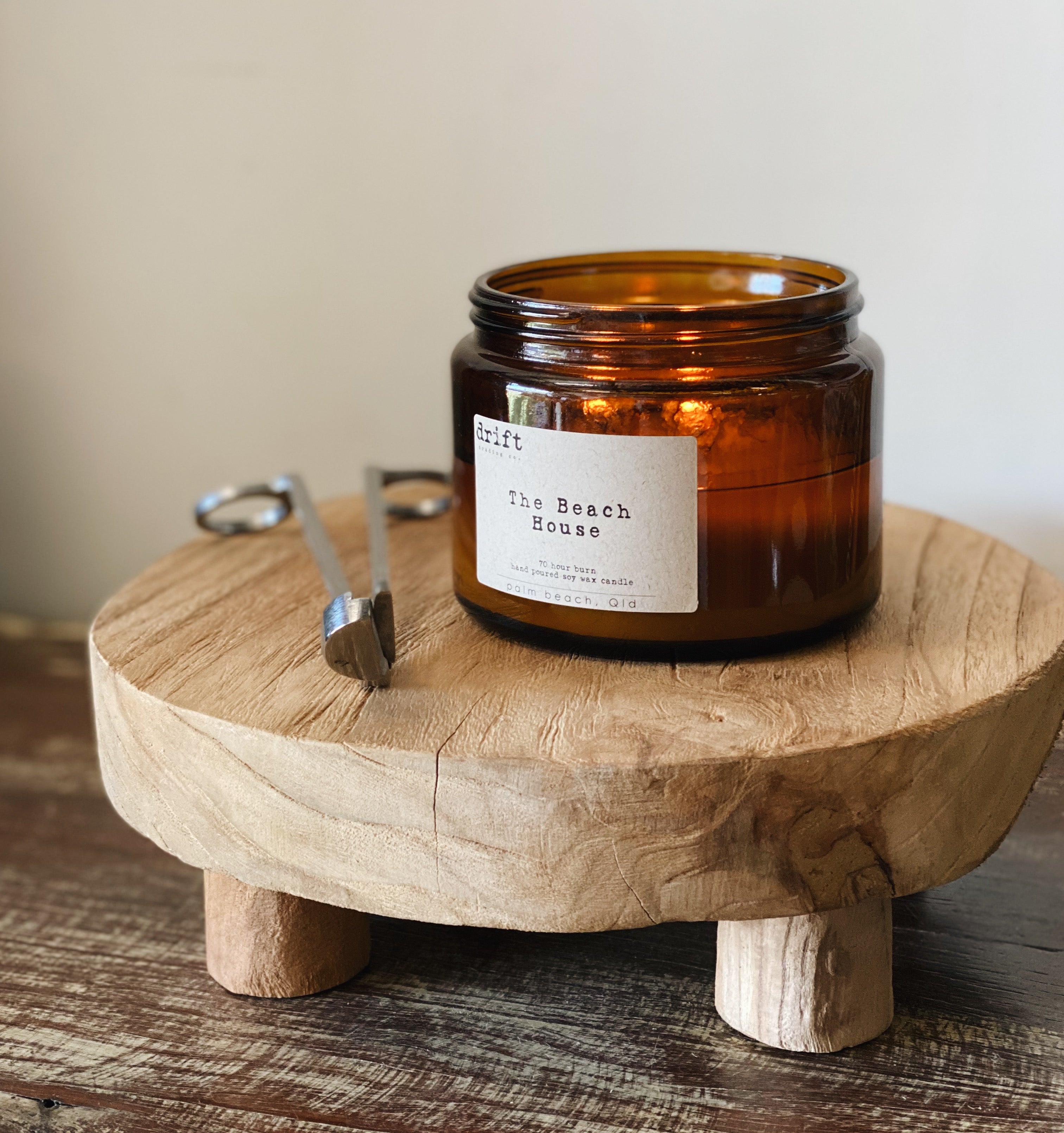 Eka Teak Footed Tray - Medium