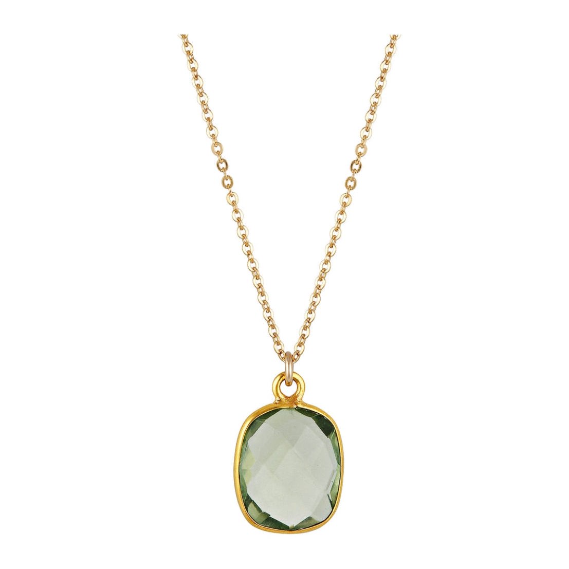 Rio Necklace - Green Amethyst