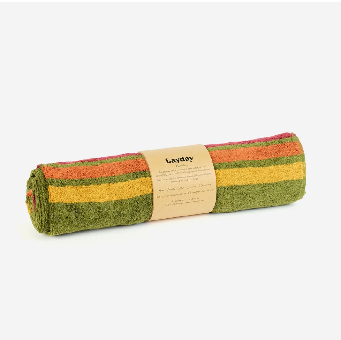'Pontoon' Meadow French Terry Towel by Layday