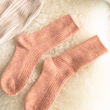 The Comfiest Socks by Bed & Butter - Dusty Orange: S/M