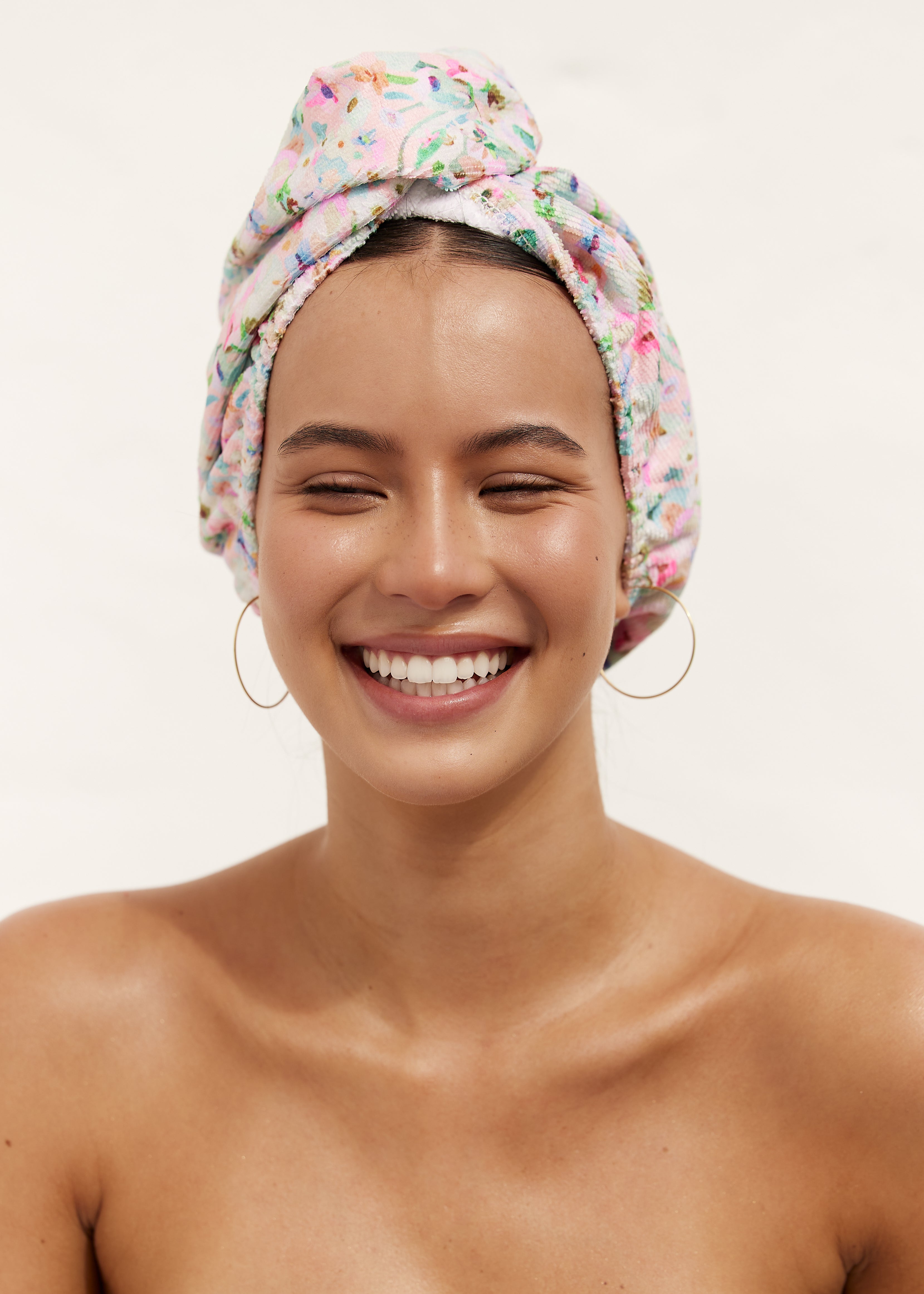 Riva Hair Towel Wrap (Flourish) by Louvelle