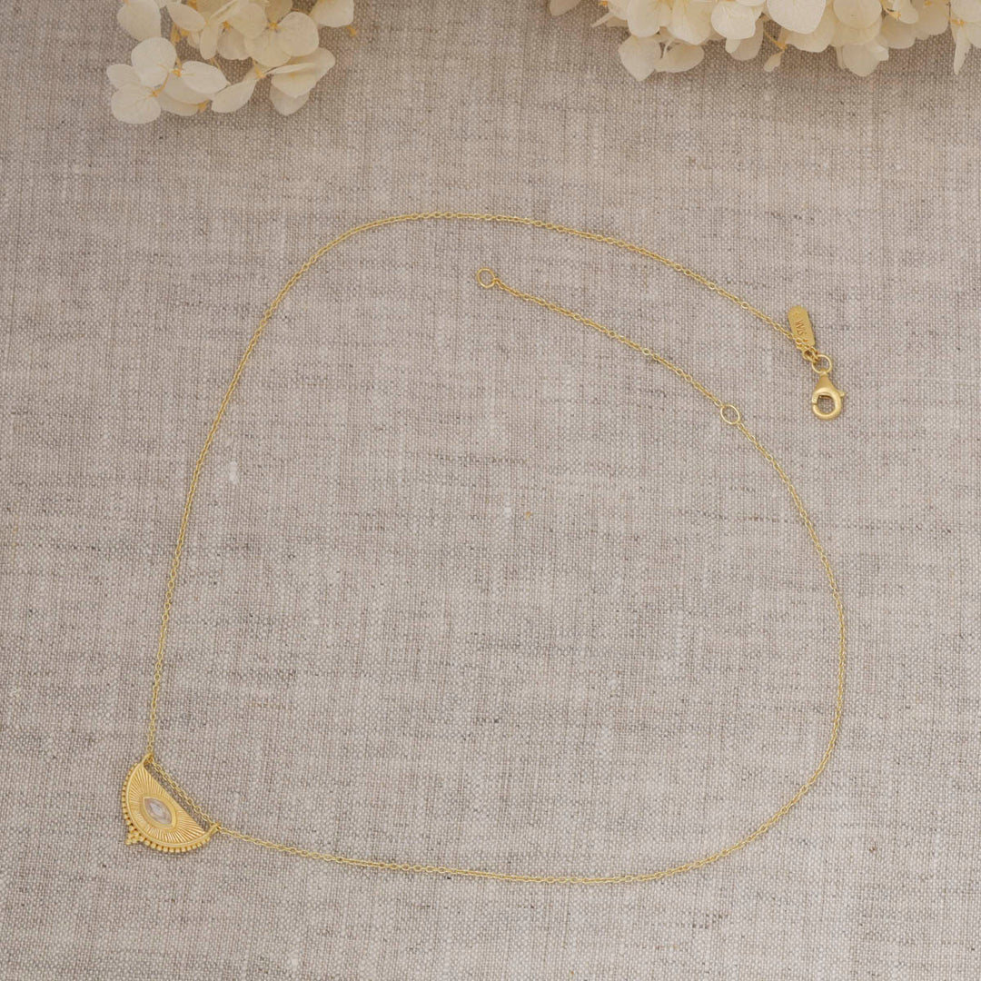 Soul Seer Moonstone Necklace by Midsummer Star - Gold or Silver