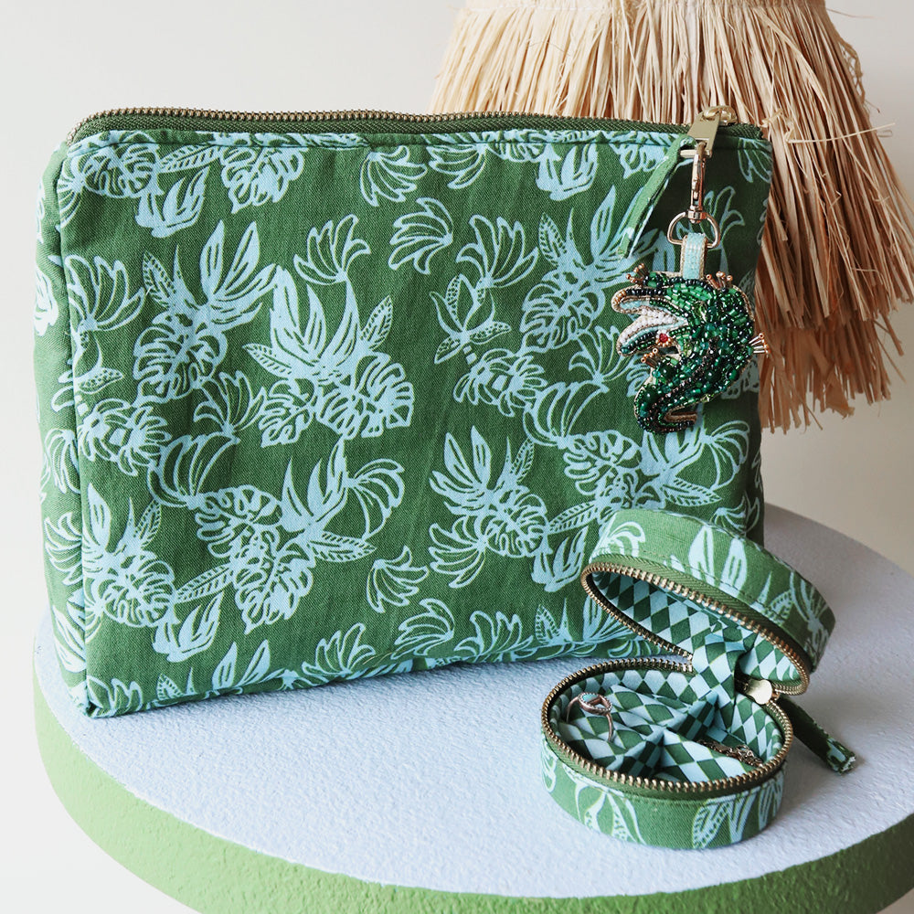 Loco Living Fabric Jewellery Box - Monstera