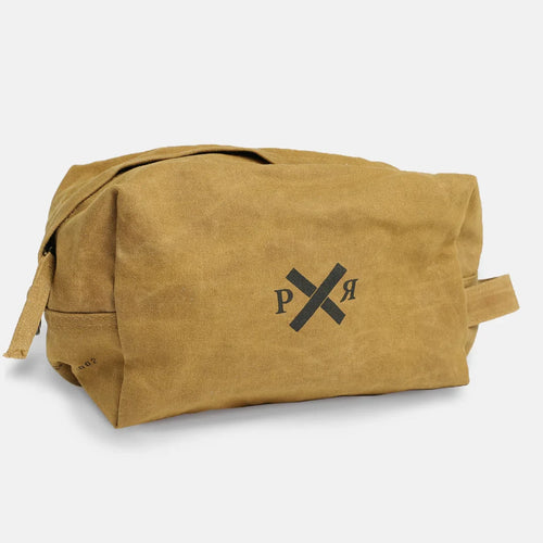 Pony Rider - Slow Road Waxed Canvas Toiletry Bag | Clay