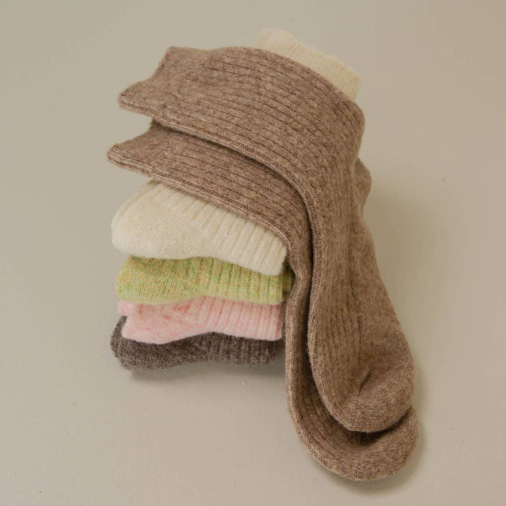 The Comfiest Socks by Bed & Butter - Light Brown: S/M